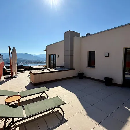 Superbe T3 Avec Rooftop Vue Et Montagne Apartmán *